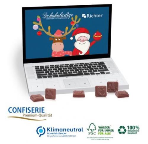 Classic Laptop Design Chocolate Advent Calendar